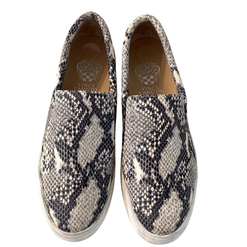 Vince Camuto Snakeskin Leather Korli2 Sneaker Size 9.5
